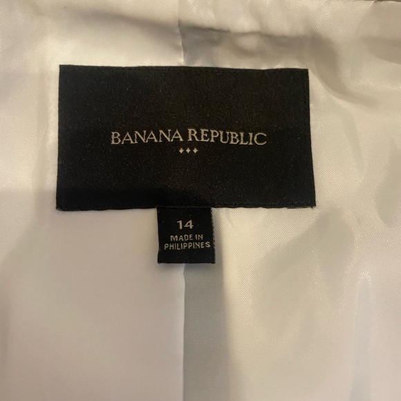 Banana Republic Navy and White Striped Blazer - Picture 5 of 6